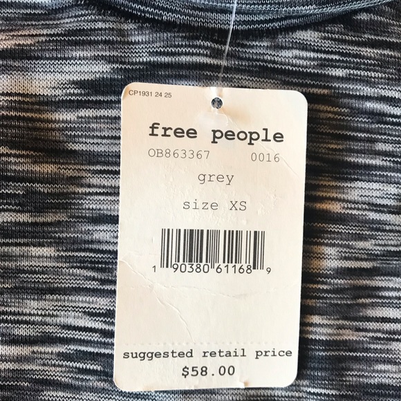 Free People NWT Black and White Sweater - Picture 3 of 6
